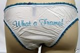 TRA.LA.LA NOVELTY PANTY WHAT A FRAME! BLUE / TEAL