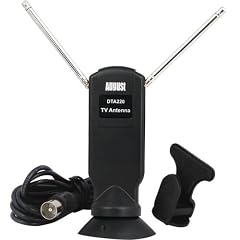 August DTA220 - DVBT Fernseher Antenne- Tragbarer Doppel Stabantenne f�r DVB-T Tuner Stick / Digital TV / DAB - Mit Magnetf��