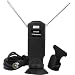 August DTA220 - DVBT Fernseher Antenne- Tragbarer Doppel Stabantenne f�r DVB-T Tuner Stick / Digital TV / DAB - Mit Magnetf��