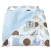 Little Giraffe Luxe Duo Blue Mocha Blanket