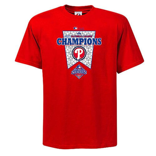 Buy Philadelphia Phillies 2008 National League Champions Authentic Collection T-shirt