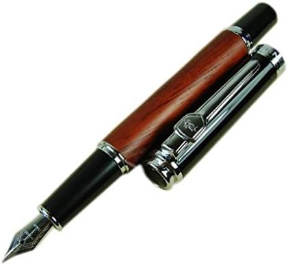 Gillberry Jinhao 8812 Fountain Pen Rose Wood Barrel Vintage Style