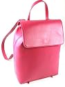 Lucrin - Fuchsia leather Backpack