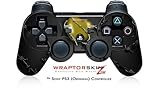 Sony PS3 Controller Skin Barbwire Heart Yellow