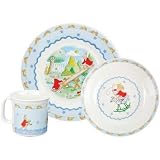from Great Gizmos Great Gizmos Bunnykins 3 Piece Melamine Set (Shining Star) Model Royal Doulton