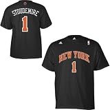 New York Knicks Amare Stoudemire Black Adidas Player T-Shirt (X-Large)