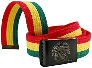 VIDA Canvas Belt Rasta Lion-150