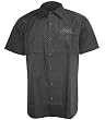 No Fear Men's WD08 BUTTON UP- Charcoal Gray