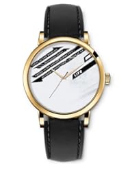 SPRAWL Aanalog Fashion Series Gold Ladies Watches of Genuine Black Leather Strap,Unique Wrist Watch for Women Girls Designed with Message of Life