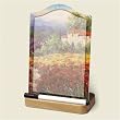 Memo Board ~ Fleurs du Pays ~ dry-erase glass board ~ with marker ~ code 511