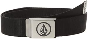 Volcom Circle Web Belt - Cinturón para hombre negro negro Talla:talla única