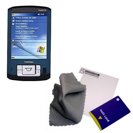 Clear Anti-glare Screen Protector for the Toshiba e400 - Gomadic Brand