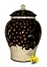 LARGE COOKIE JAR , CANISTER BLACK EXSPOTICA DECOR