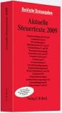 Aktuelle Steuertexte 2009: Bereits mit den Konjukturprogrammen I und II