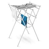 Honey-Can-Do 2-Tier Clothes Drying Rack with Premium Mesh Top, White