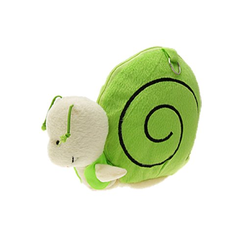 Amico Plush Green Snail Design CD DVD Carry Case Storage Bag