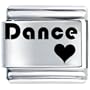 Dance Heart Hobbies Italian Charm Bracelet
