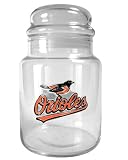 MLB Baltimore Orioles 31-Ounce Glass Candy Jar - Primary Logo