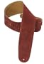 Levy's Leathers MS4-BRG Suede-Leather Bass Strap,Burgundy