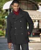 Kenneth Cole - Kenneth Cole Reaction Big and Tall Eden Wool Pea Coat