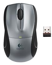 Logitech V450 Nano Cordless Laser Mouse for Notebooks (Silver)