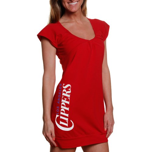 NCAA Los Angeles Clippers Ladies Tunic Dress - Red (Small)