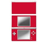 Simply Red Decorative Protector Skin Decal Sticker for Nintendo DS Lite