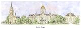 Notre Dame University - Collegiate Scenes - 9" x 18"