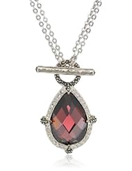 Judith Jack "Charisma" Sterling Silver, Marcasite Convertible Pendant Necklace, 36"
