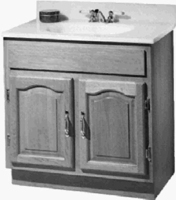 VANITY BATH30X18OAK DIP - DVA-3018 - FOREMOST INDUSTRIES