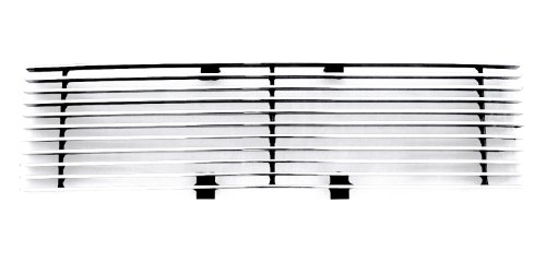 TRex Grilles 25569 Horizontal Aluminum Polished Finish Billet Bumper Grille Bolt-on for Ford F150