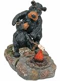 Willie Black Bear & Cub Camping Figurine 5 (Great Gift Idea)