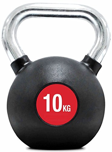 Kemket Kettle Bell Weight Set - Multi Weight Set 4kg to 24kg, Home Gym Fitness Exercise Kettle bell workout training 4kg, 6kg, 8kg, 10kg, 12kg, 14kg, 20kg, 24kgs. (10 Kgs)