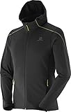 Salomon Men's Discovery Hooded Midlayer Jacket, Black, Large