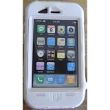 Body Armor Case for iPhone 3G & 3GS By SportyGigabite (White/White)+Free Headphone with mic