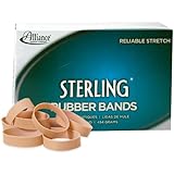 Alliance Sterling Rubber Band Size #82 (2 1/2 x 1/2 Inches) - 1 Pound Box (Approximately 300 Bands per Pound) (24825)