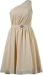 Short Chiffon 2014 One Shoulder Pleated Bridesmaid Dress/Party Dress 