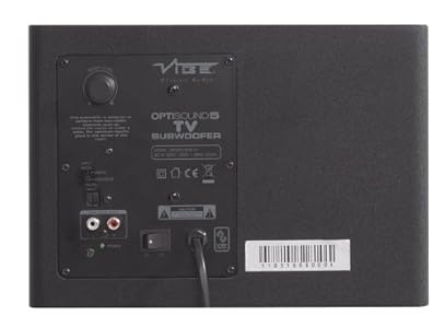 Buying guide of  Vibe OptiSound TV5D Digitial TV Subwoofer
