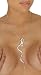 Silver and Clear Rhinestone Crystal Snake Pendant