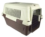 (Options) Deluxe Pet Carrier 3 (Brown/Beige)
