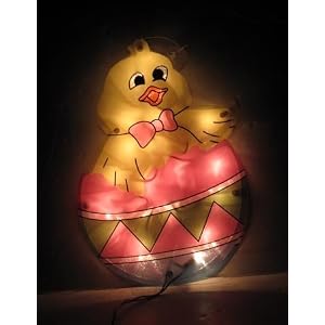 Chick and Egg Lighted Window Decor - 11 by Sierra