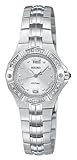 IMAGE OF Seiko Women's SXGN25 Coutura Diamond Silver-Tone Watch