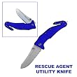 Blue Rescue Agent J Hook Knife