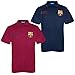 FC Barcelona Official Football Soccer Gift Mens Crest Polo Shirt Navy Blue