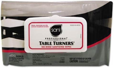 NICM924SH - Table Turners No-Rinse Sanitizing Wipes