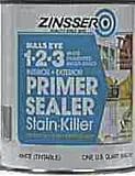Bulls Eye 1-2-3 Primer Sealer - 02004 Qt Bullseye 1-2-3 Prm/Sl