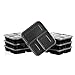 Meal Prep Zone 3 Compartment Food Storage Containers with Lids, Set of 7