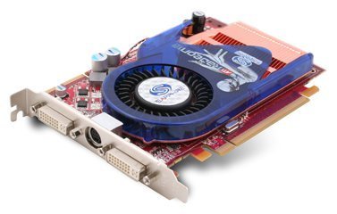 Sapphire ATI Radeon X1650 XT Grafikkarte, 256MB DDR3 RAM, PCIe, Dual DVI / TV, L-Retail