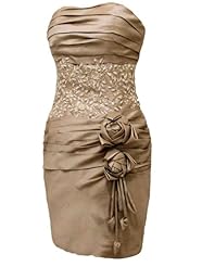 Lace Taffeta Cocktail Above the Knee Short Wedding Dress/Mini Dress 