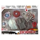 Beyblades Metal Masters Exclusive LDrago Battle Set Lightning LDrago, Meteo LDrago Ultimate Meteo LDrago Rush